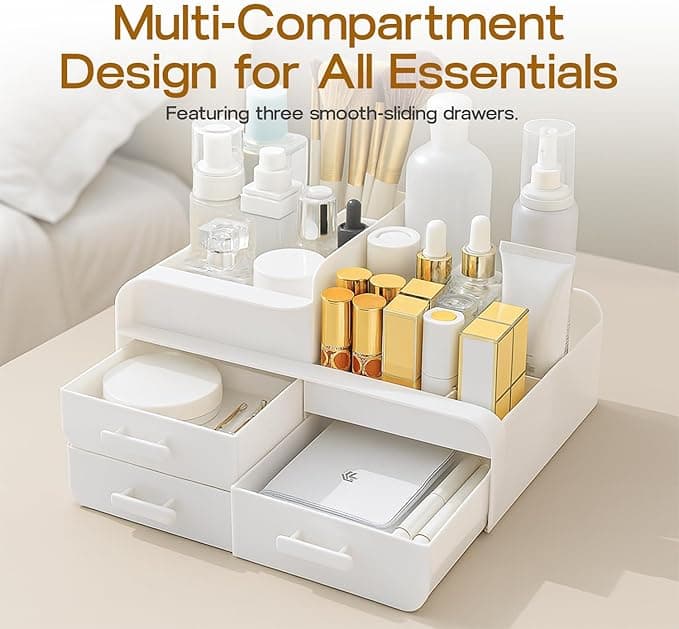 360° Rotating Makeup Organizer thumbnail 4
