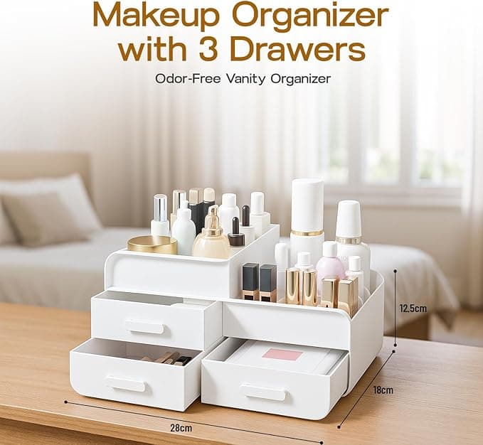 360° Rotating Makeup Organizer thumbnail 5