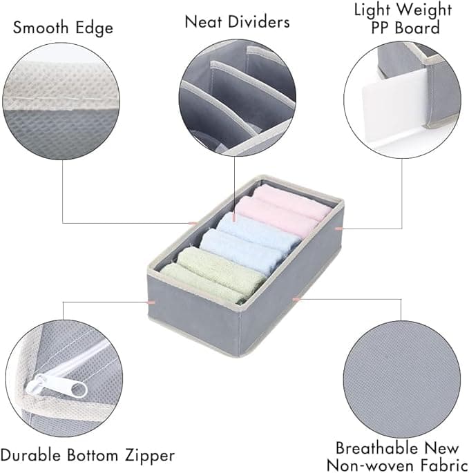 4-Piece Undergarment Organizer Set thumbnail 3
